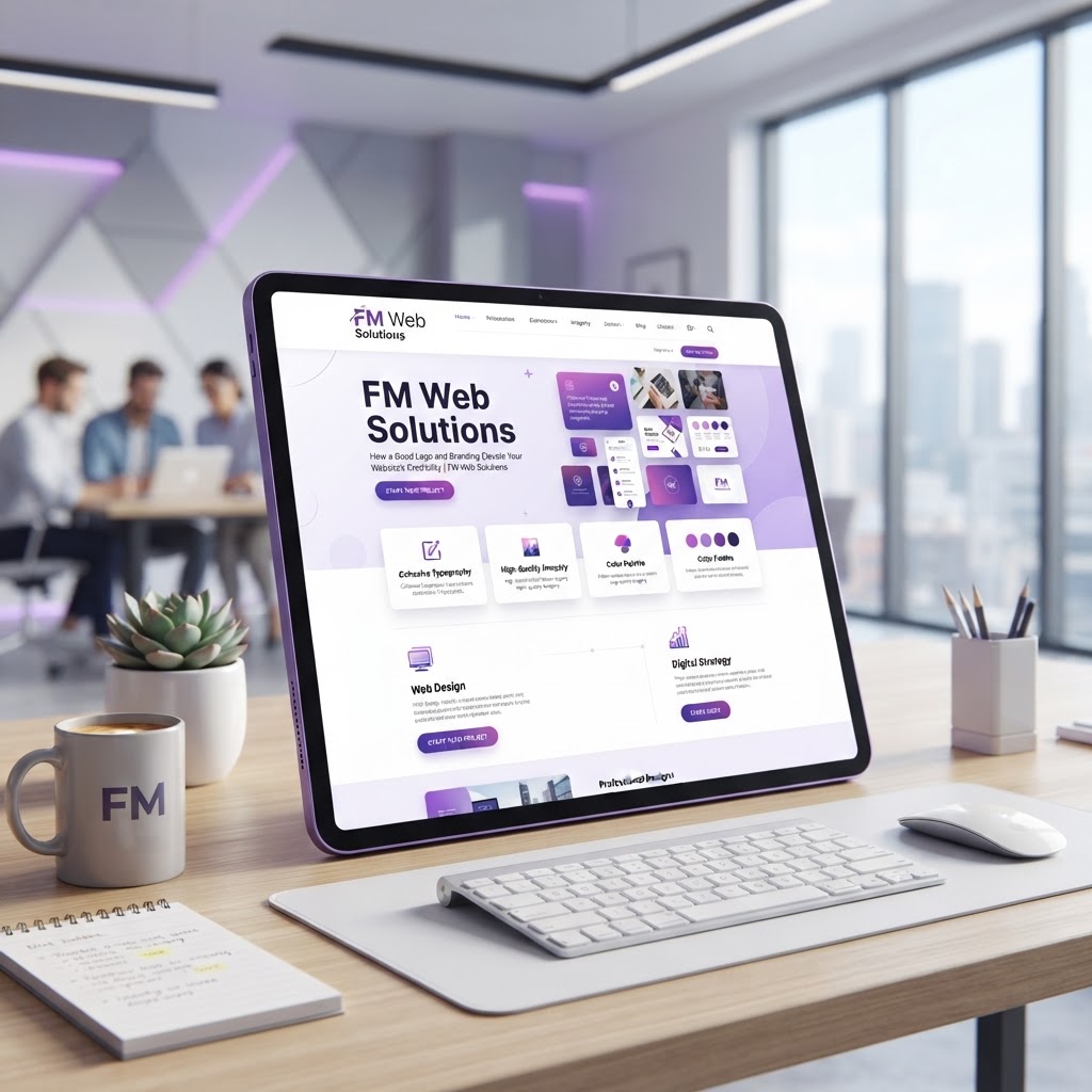 How a Good Logo and Branding Elevate Your Website's Credibility | FM Web Solutions