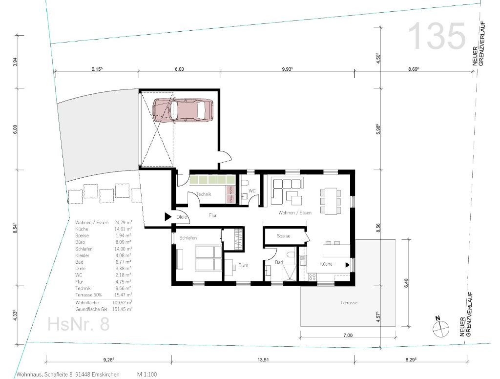 Kleines Bungalow