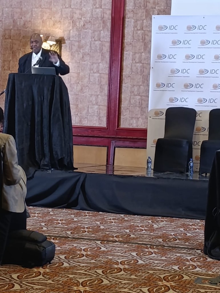 Presenter addressing delegates at the IDC stakeholder engagement session