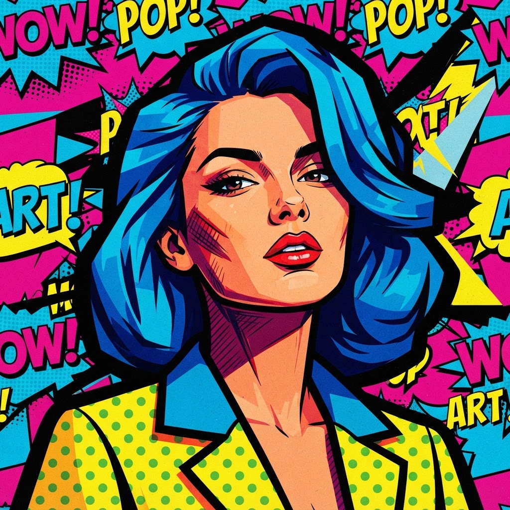Estilo Pop Art Colorido