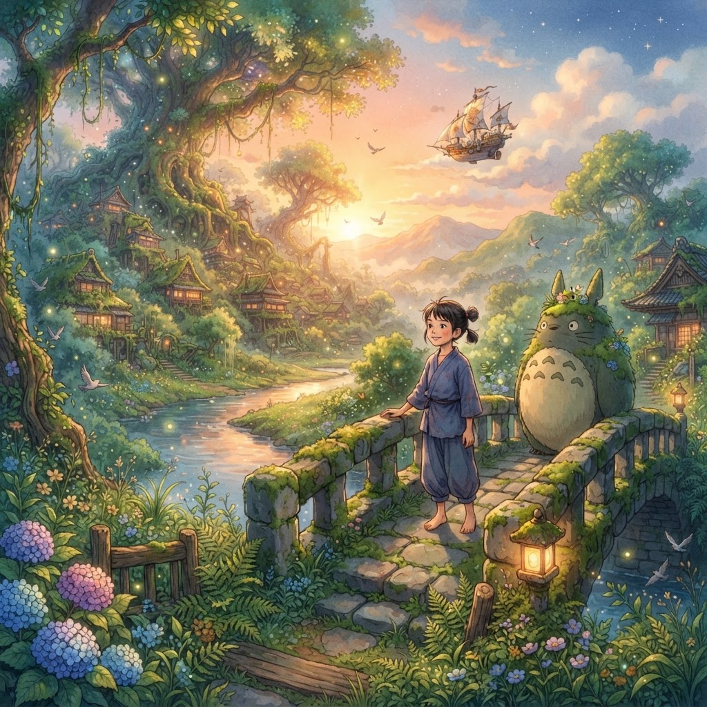 Estilo Studio Ghibli Moderno
