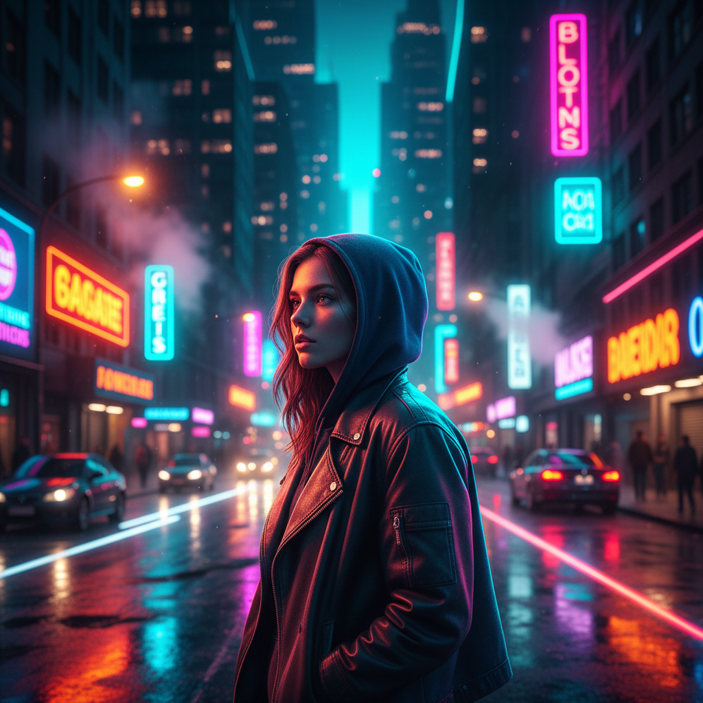 Edição de Foto Estilo Neon