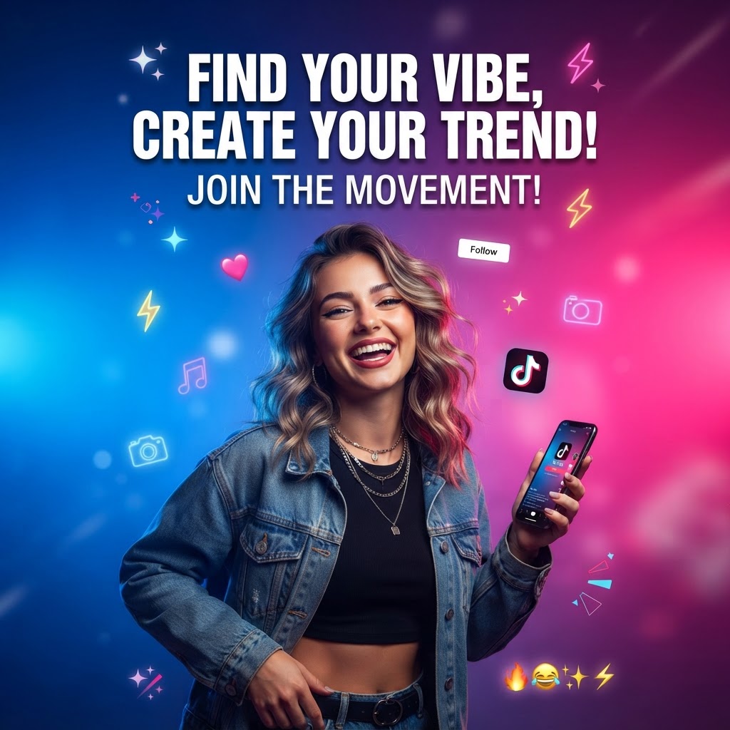 Gráfico Vertical Estilo TikTok
