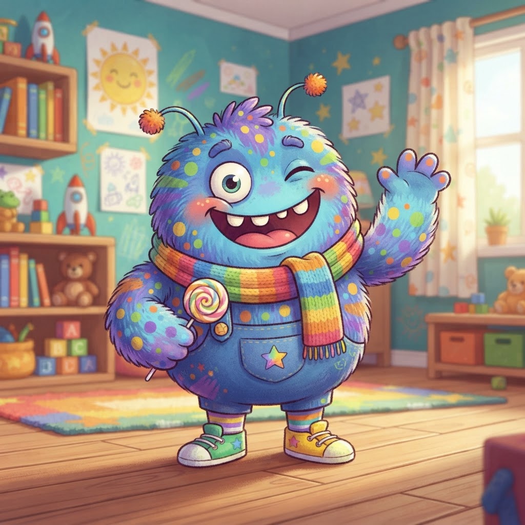 Cara de Monstro Amigável