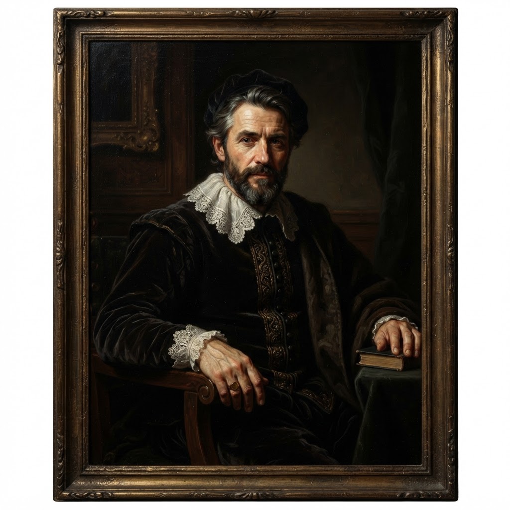 Retrato em Estilo Pintura a Óleo