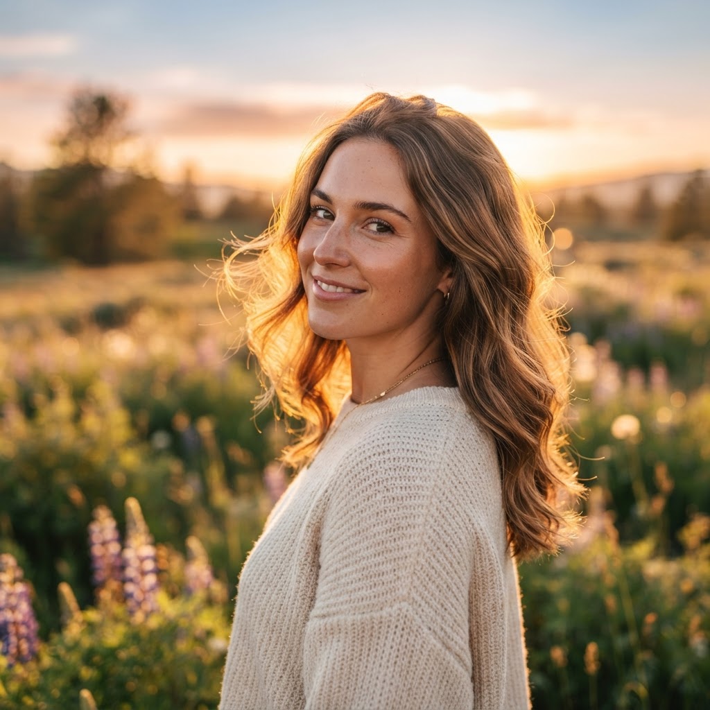 Retrato em Luz de Ouro (Golden Hour)