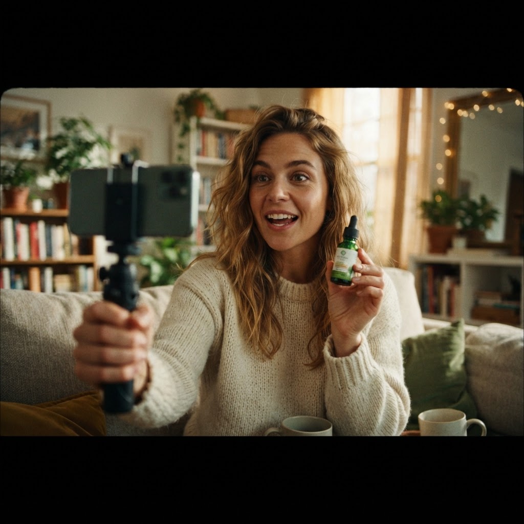 Anúncio de Produto Estilo UGC