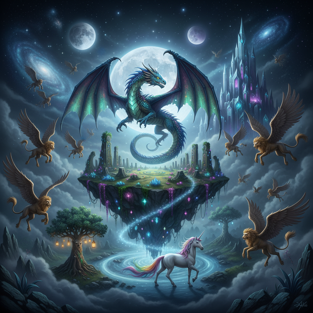 Edição de Foto com Elementos de Fantasia