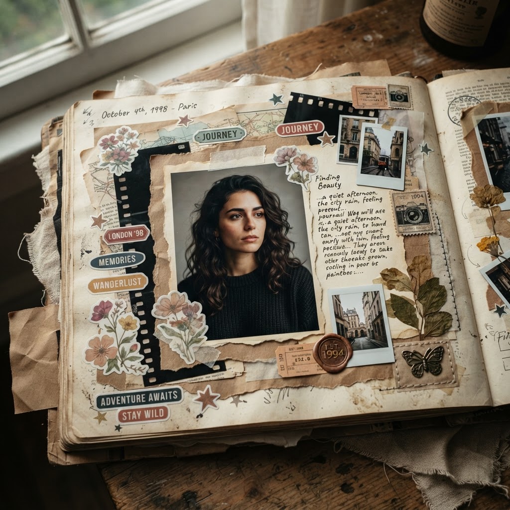 Estética Scrapbook Moody