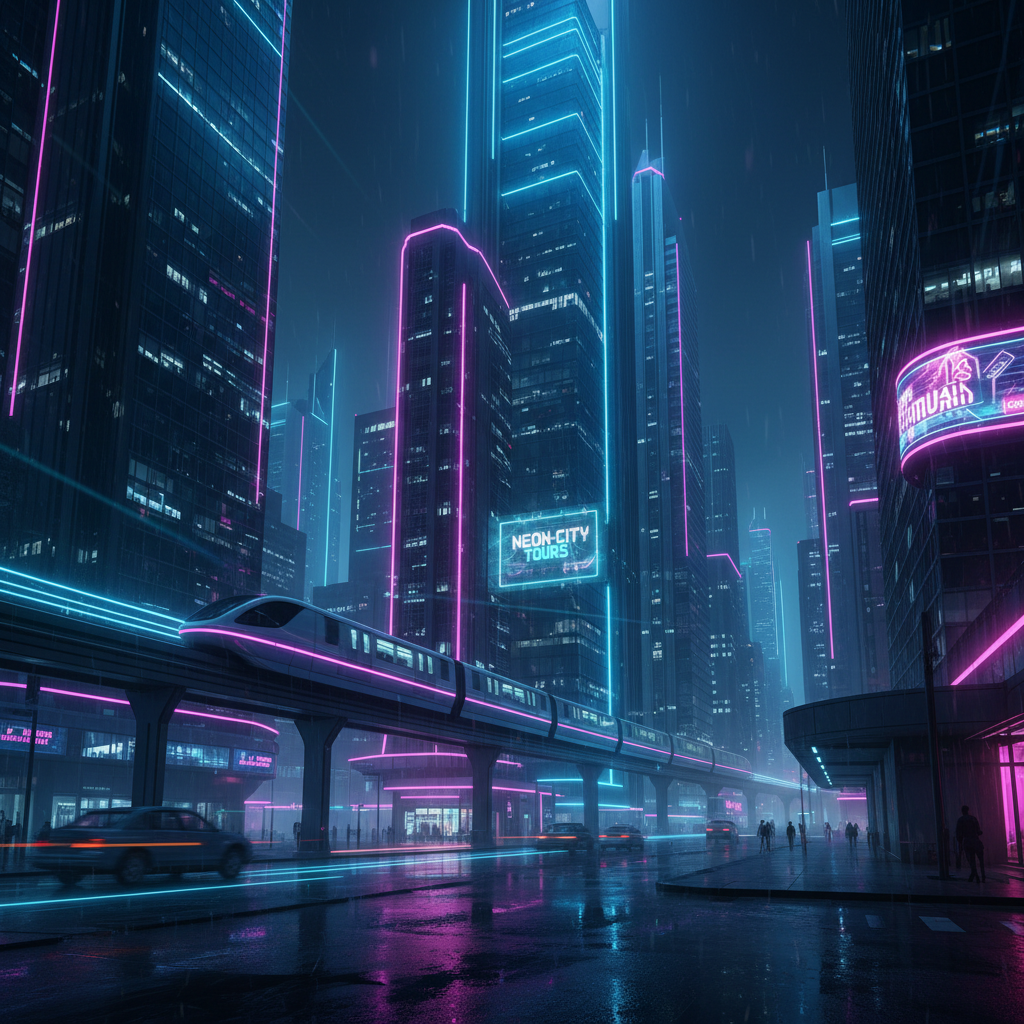 Edição de Foto com Efeito de Luz de Neon