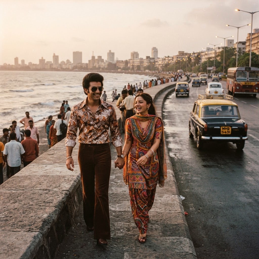 Estilo Bollywood Retrô Anos 80