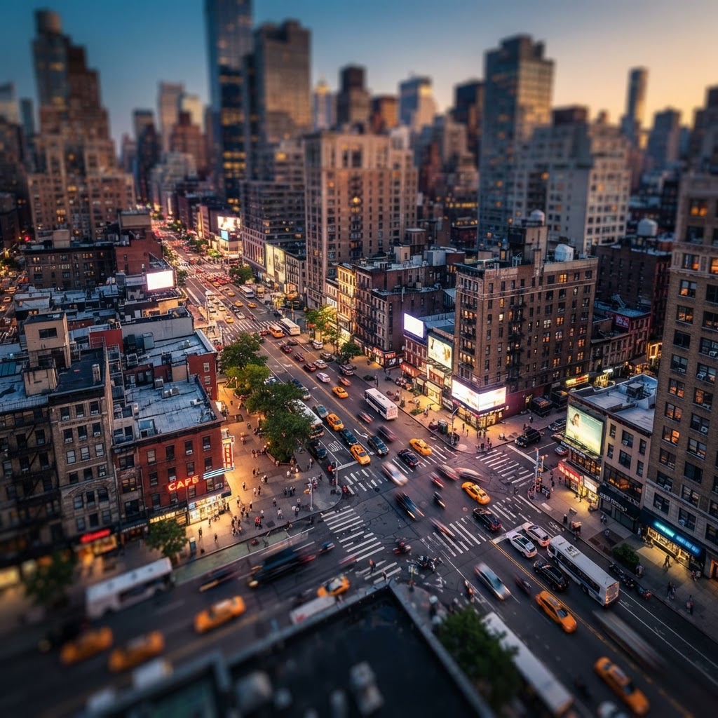 Mundo em Miniatura (Tilt-Shift)