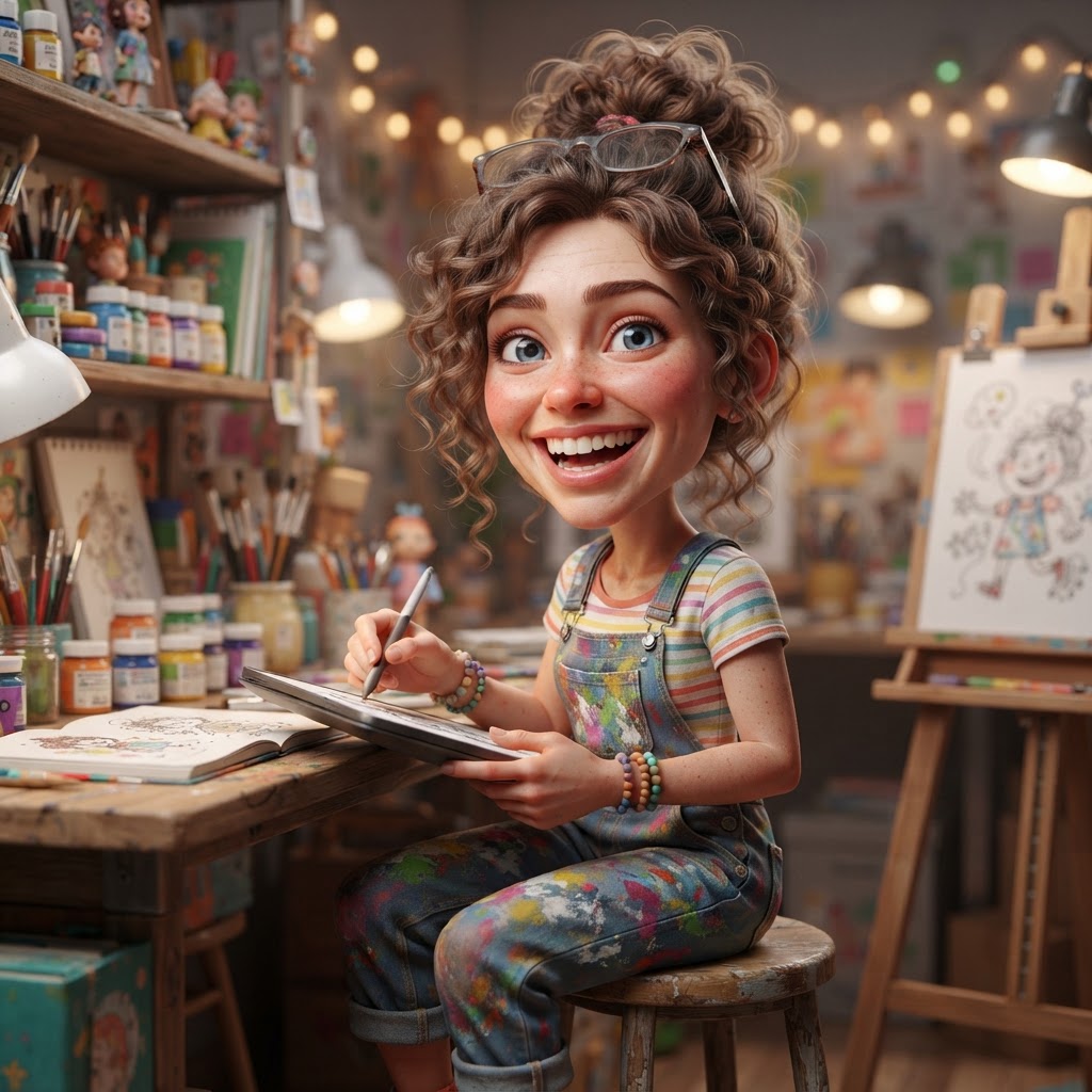 Caricatura 3D Estilizada