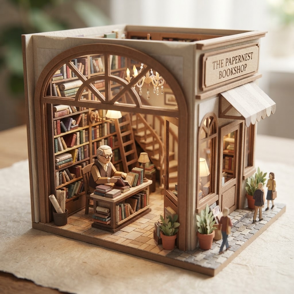 Estilo de Arte em Papel Recortado