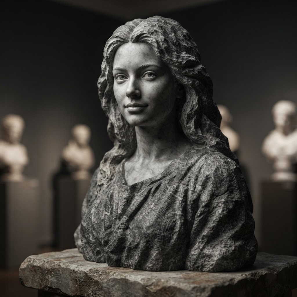 Estilo de Arte em Escultura de Pedra
