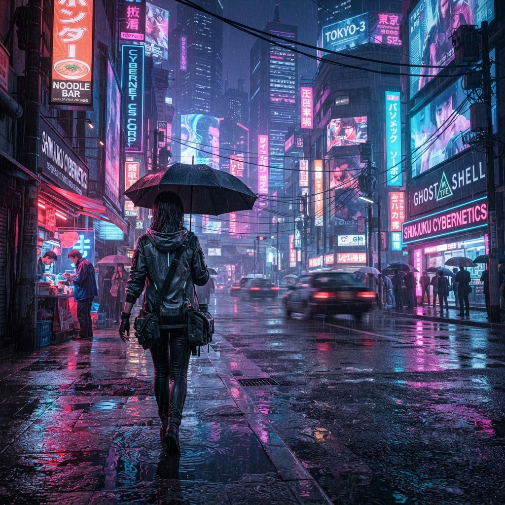 Efeito Neon Cyberpunk