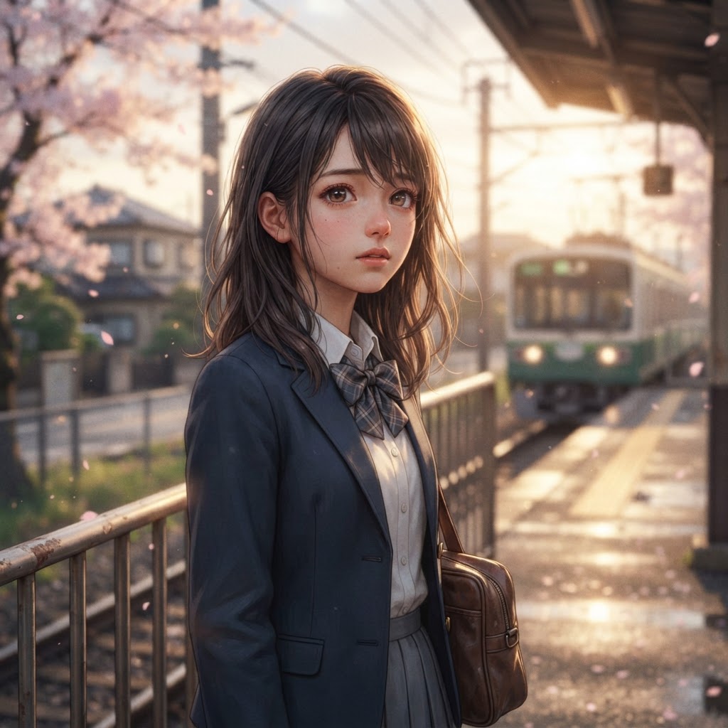 Retrato de Estilo Anime Cinematográfico