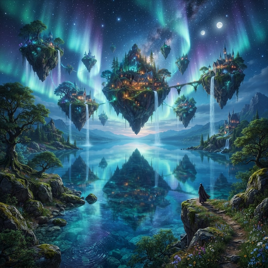 Paisagem Surreal e Mágica