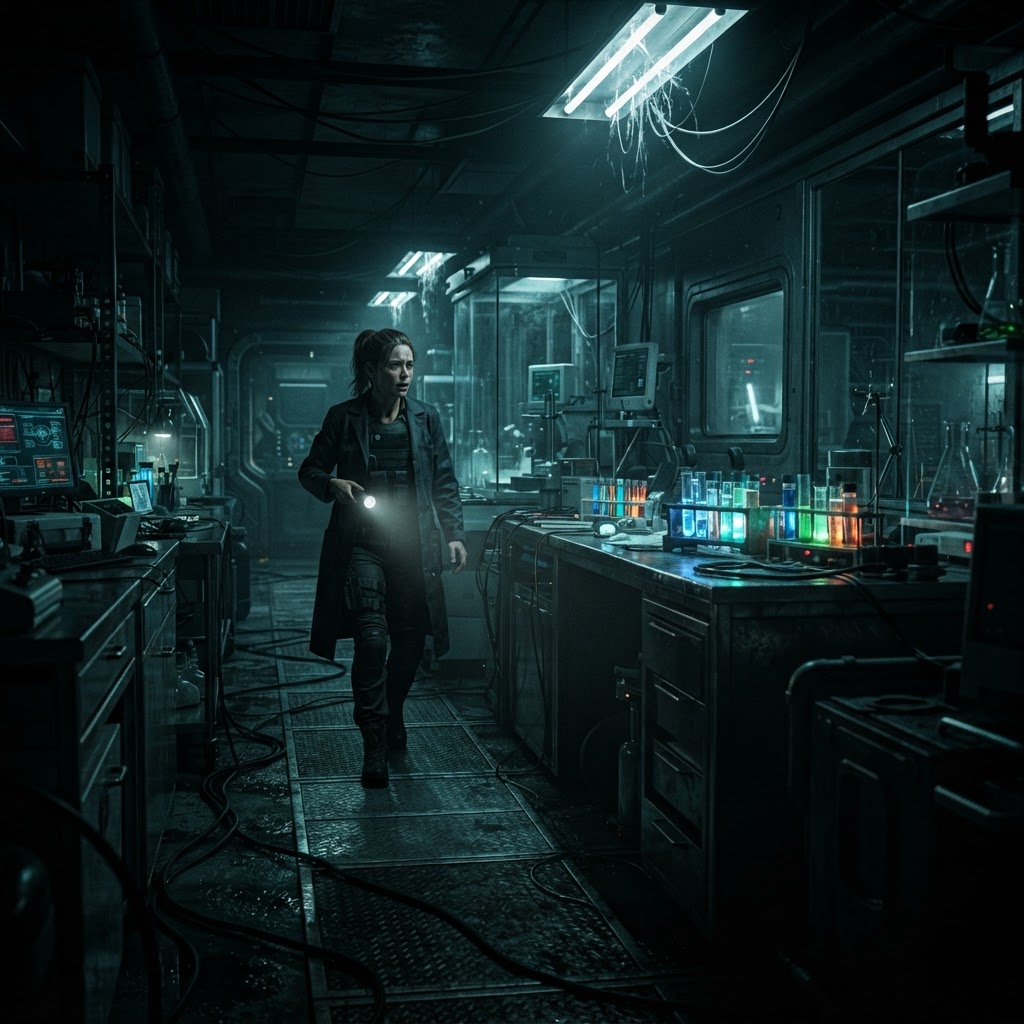 Estilo Horror/Suspense de Laboratório