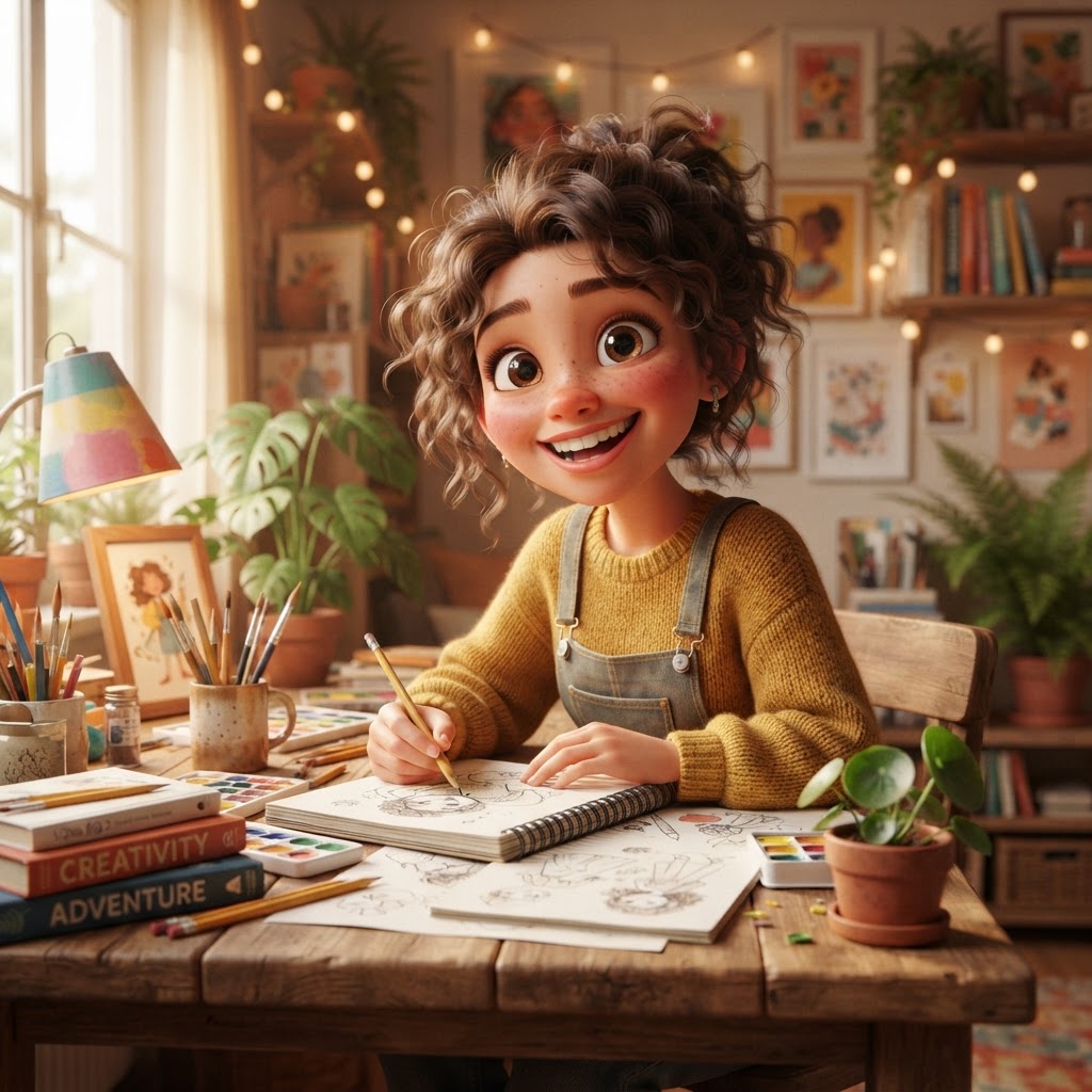 Retrato Estilo Pixar 3D