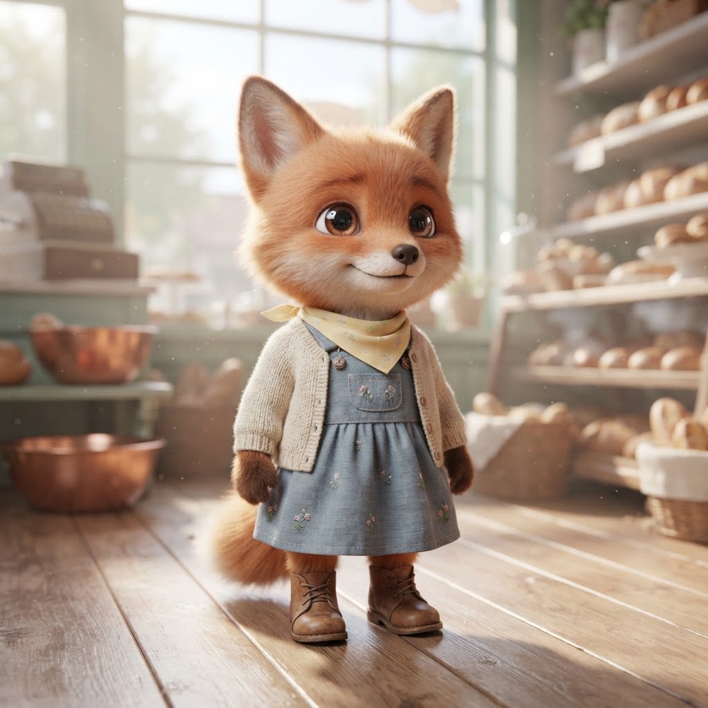 Personagem Kawaii 3D