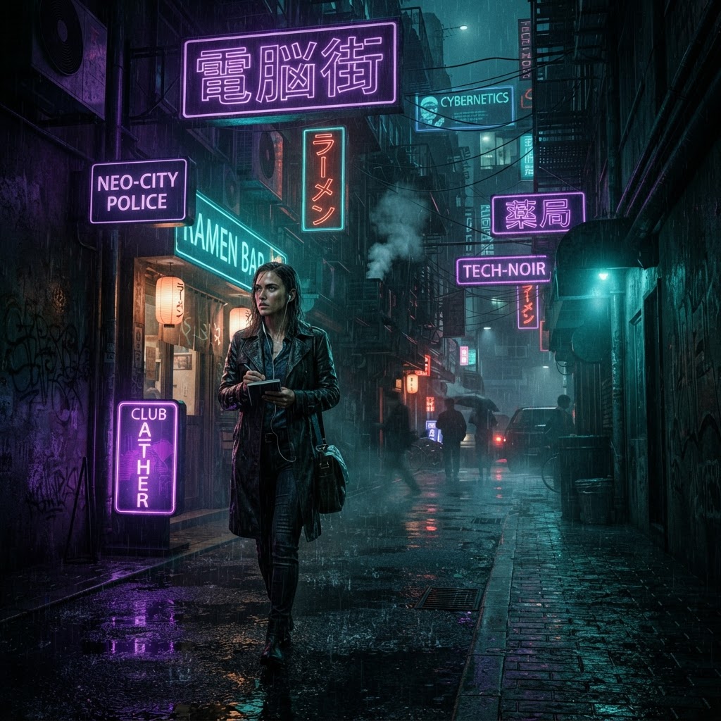 Estilo Cinematográfico 'Neon Noir'