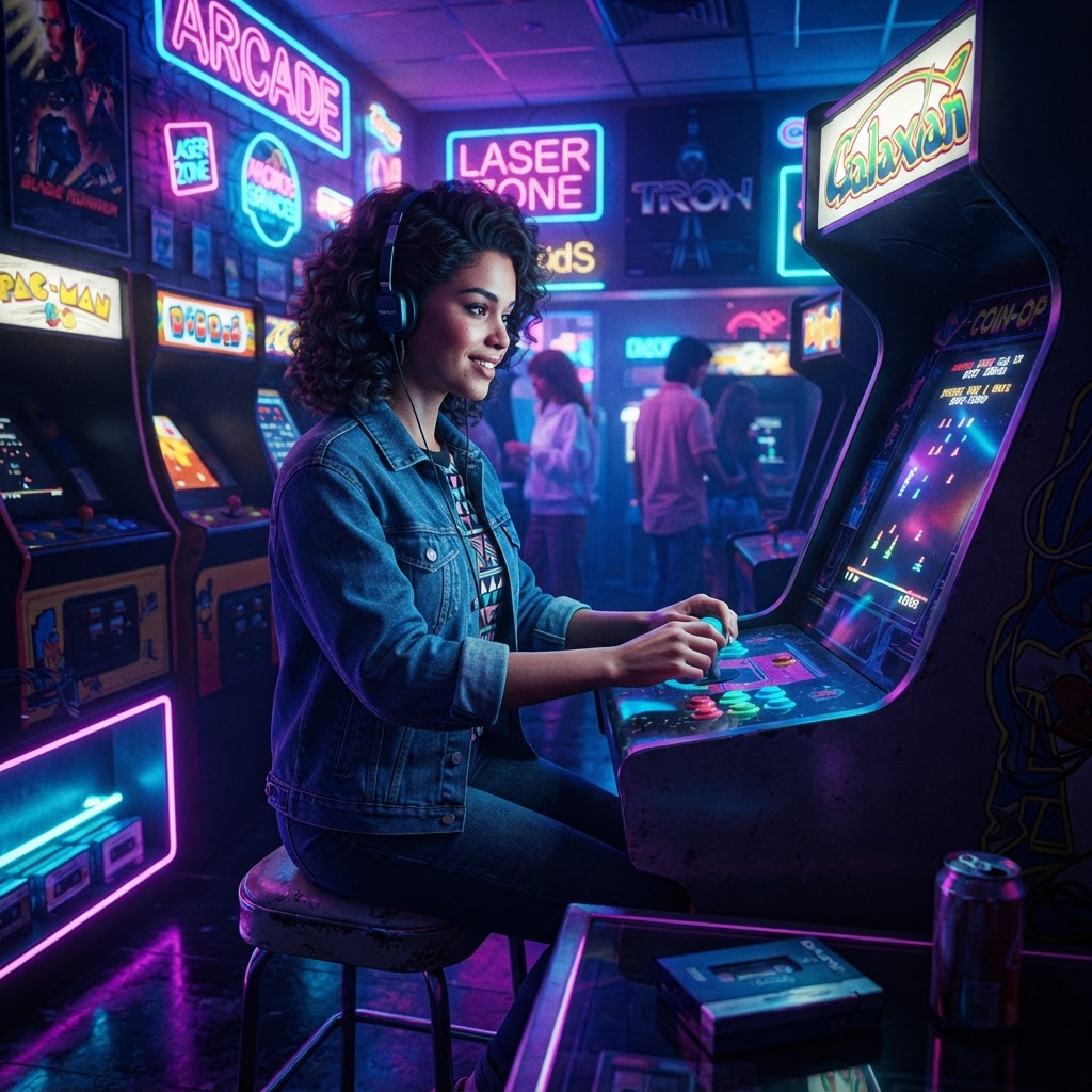 Estética Retro 80s Synthwave