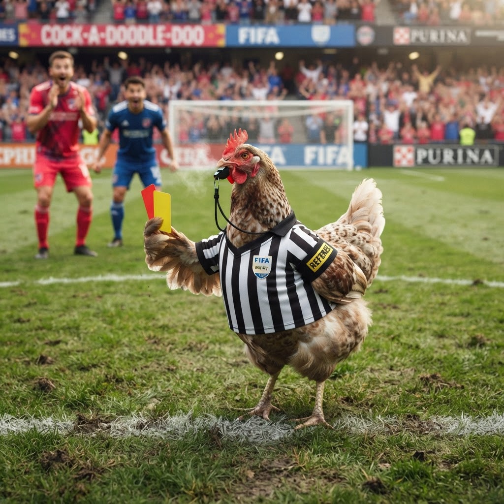 Galinha Juiz de Futebol