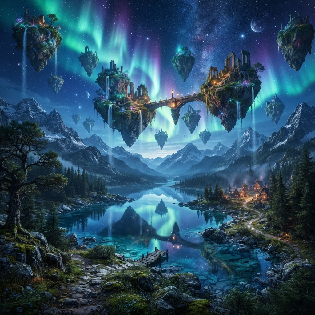 Paisagem Surreal e Fantástica