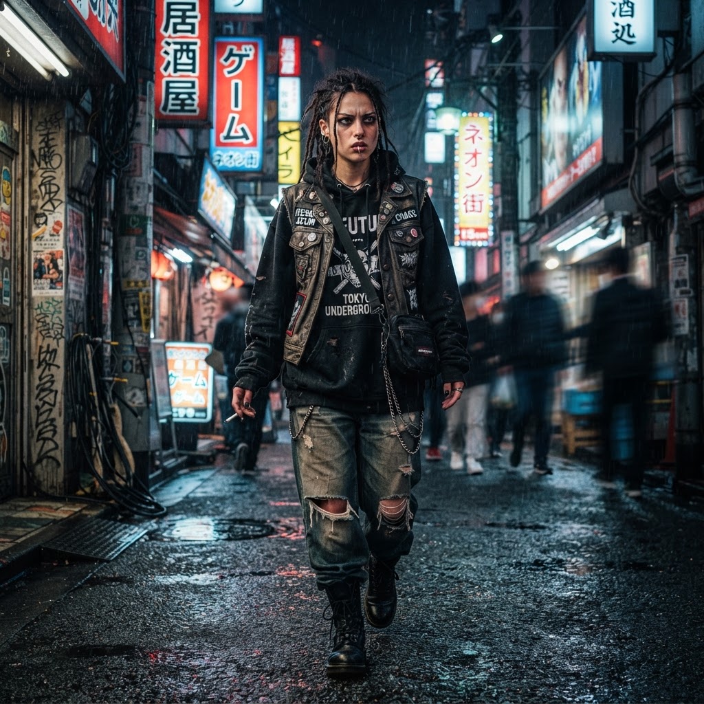 Streetwear Grunge e Urbano