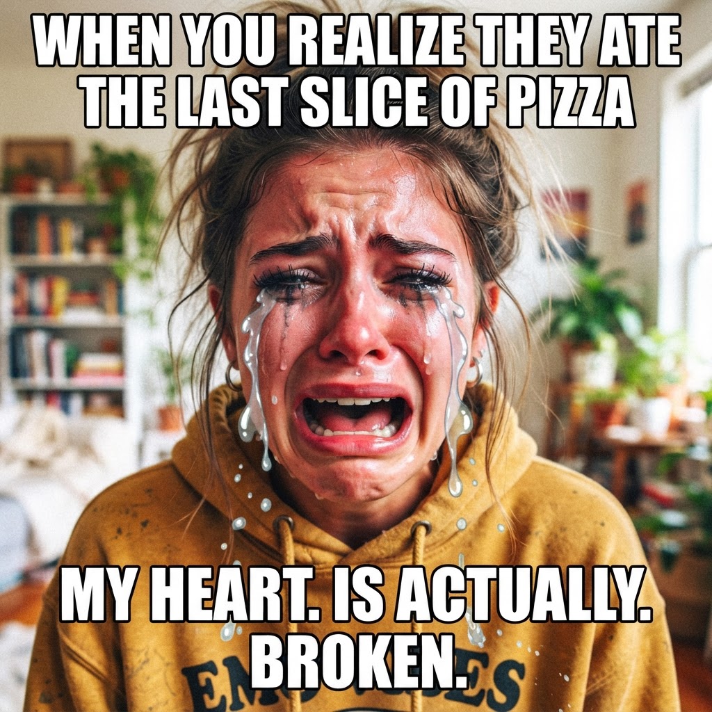 Cara Feia Chorando Meme