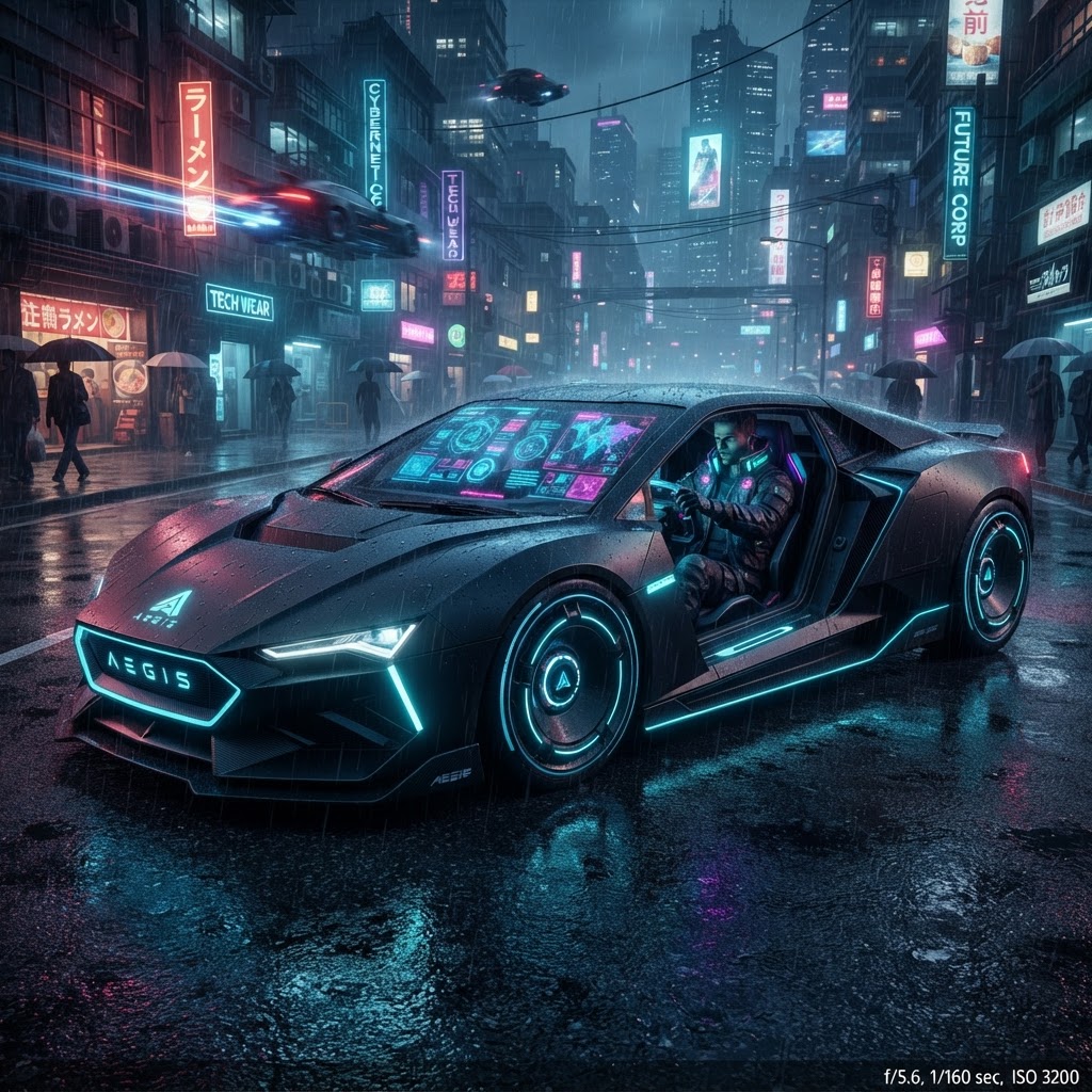 Veículo Futurista Conceitual