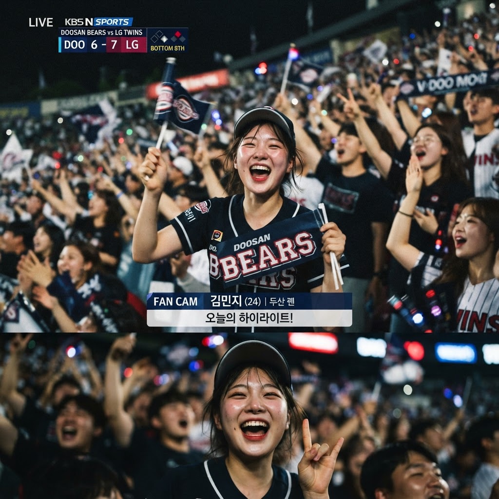 Fan Cam Estilo KBO (Baseball Coreano)