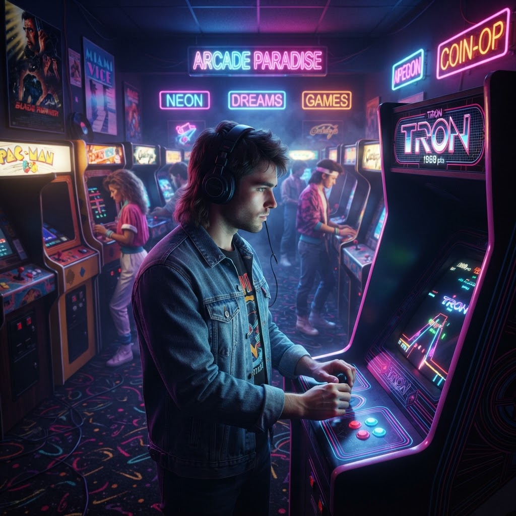 Estética Retrô Synthwave