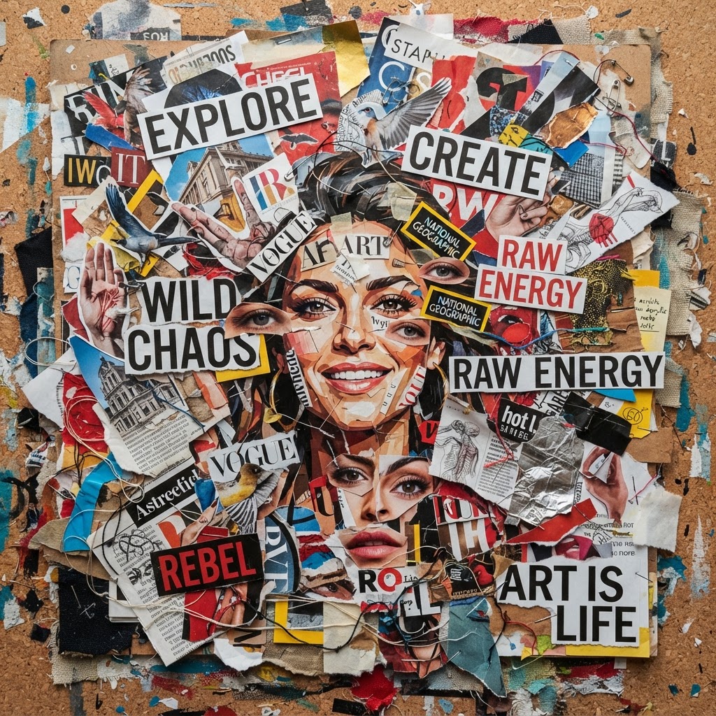 Estilo de Arte em Colagem