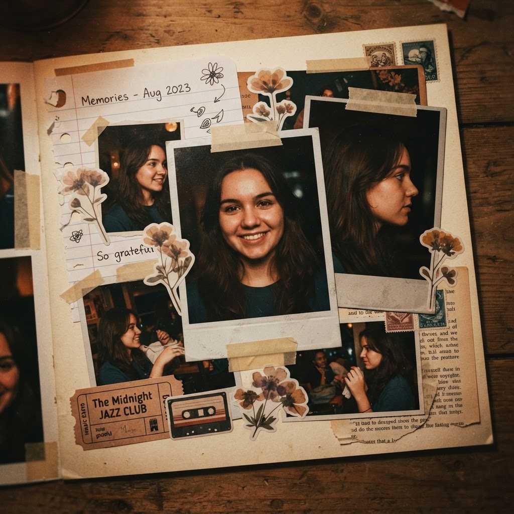 Colagem Scrapbook Moody