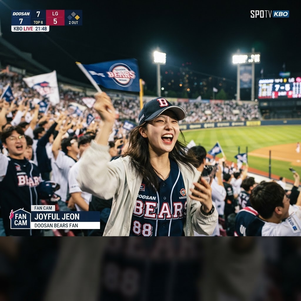 Estilo Fan Cam de Baseball Coreano