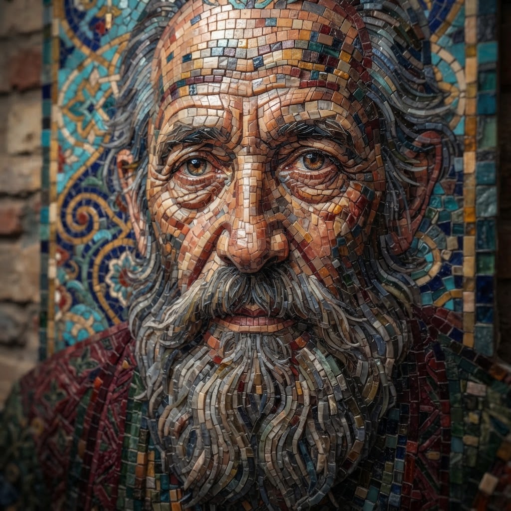 Estilo de Arte em Mosaico