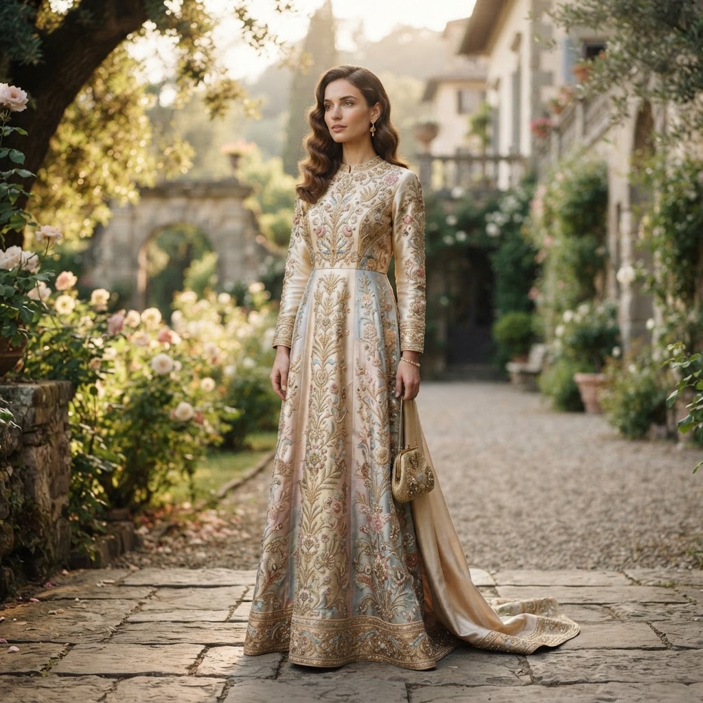 Estilo Editorial de Luxo (Saree)