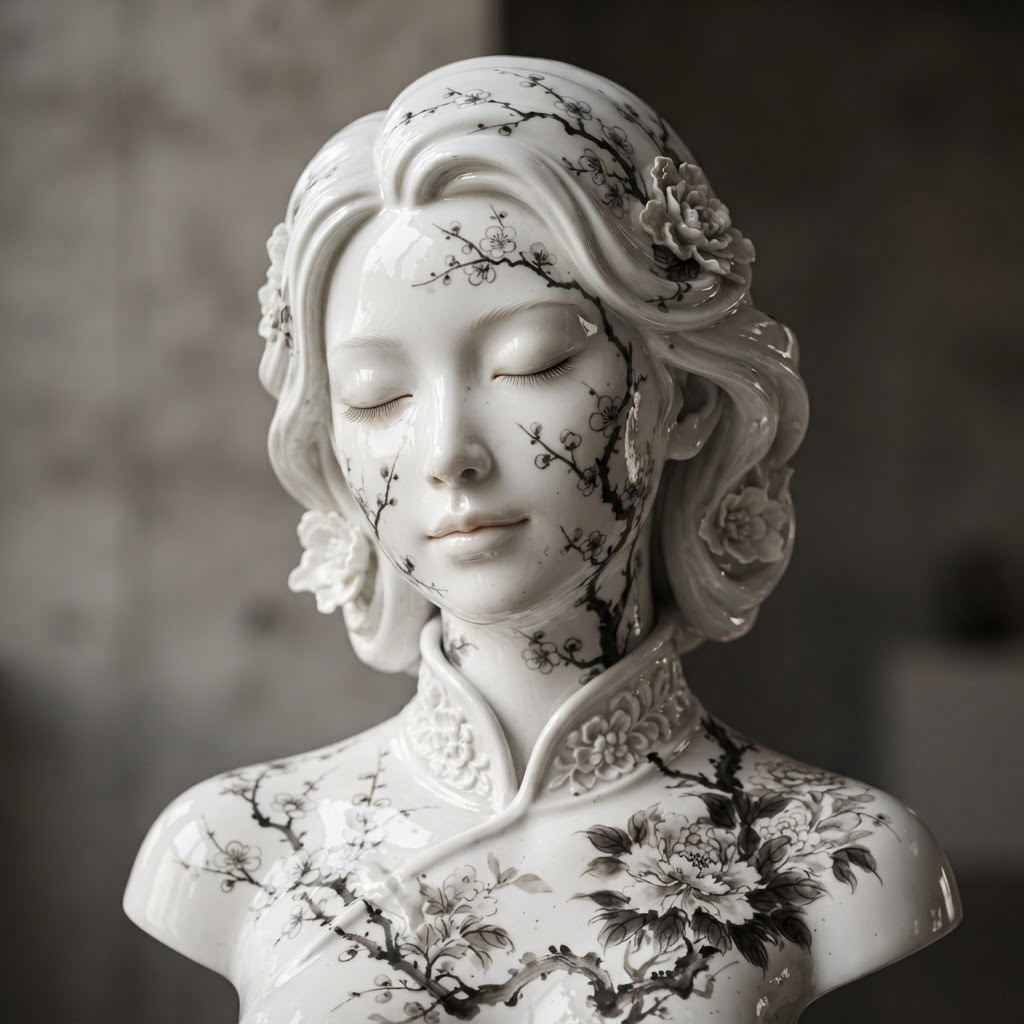 Retrato de Porcelana Artística