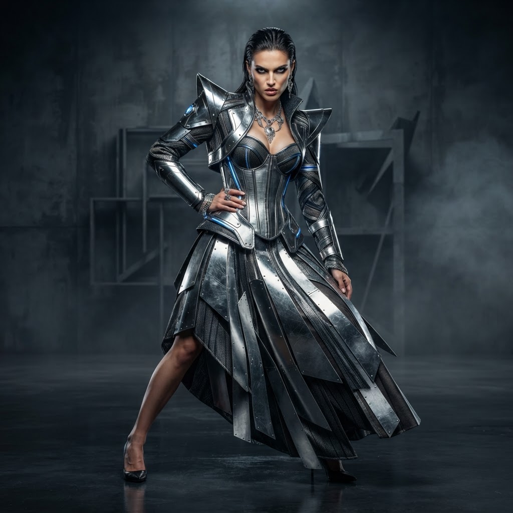 Retrato de Moda Futurista