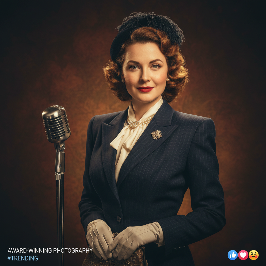 Retrato Estilo Anos 40