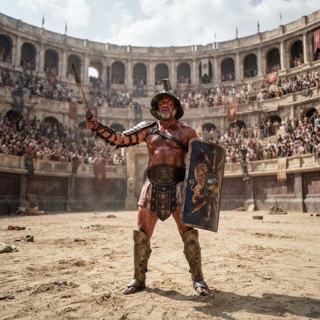 You as a Legendary Gladiator
