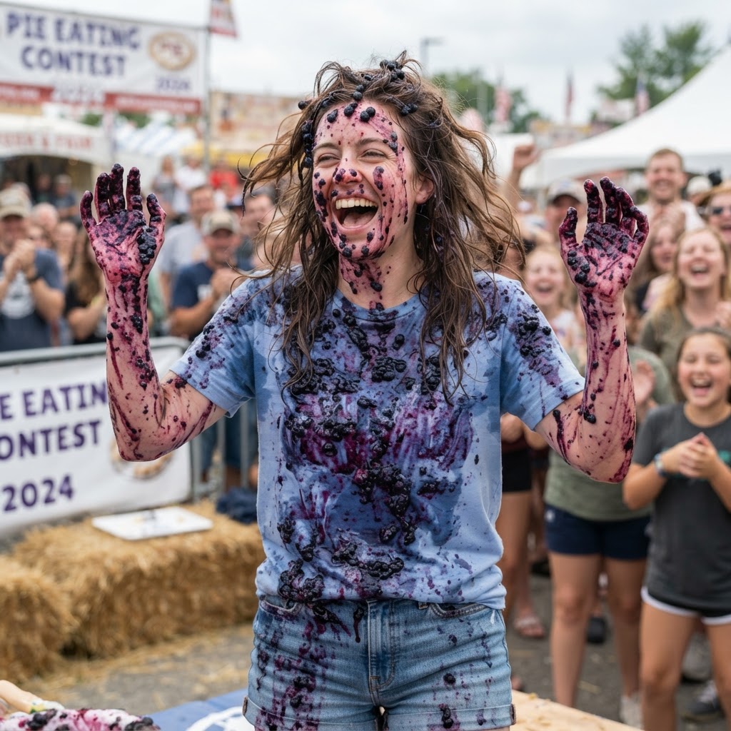 You Winning The Annual Pie-Eating Contest