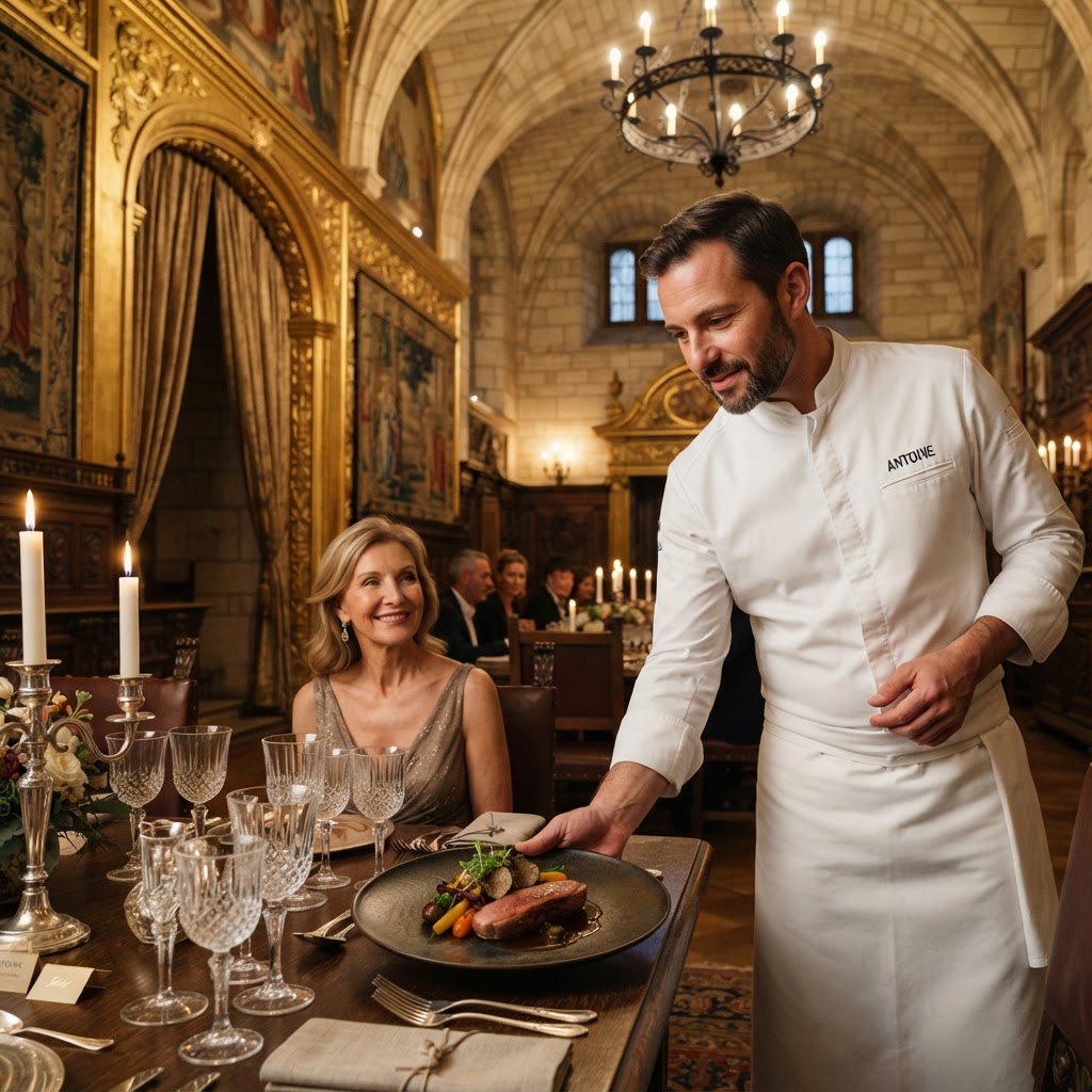 You as a Chef Serving Royalty