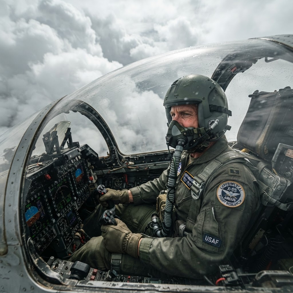You as a daring test pilot