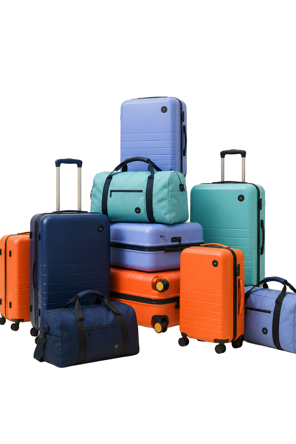 Luggage collection ready for delivery