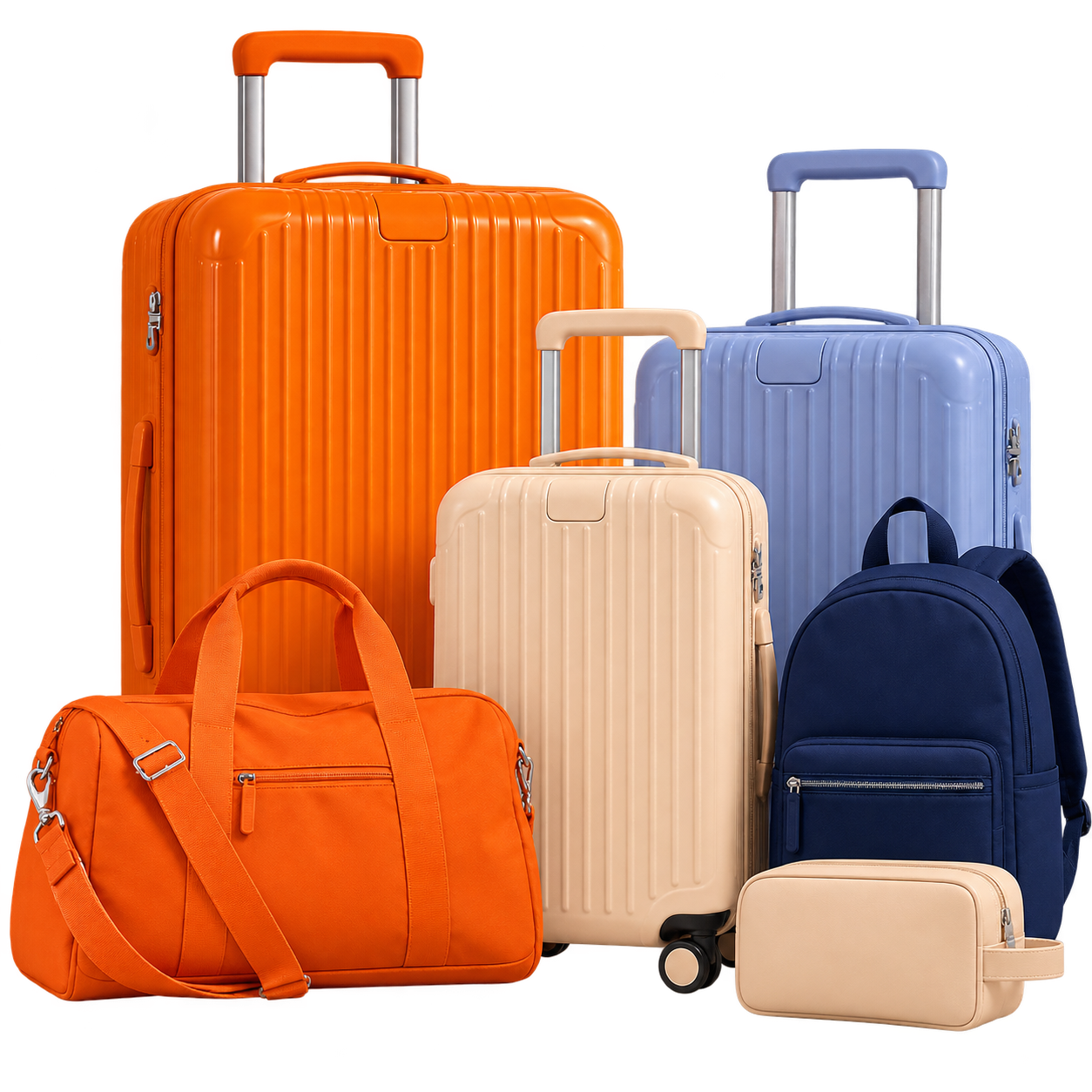 Luggage collection — suitcases, bags and backpacks