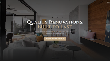 Luxury Renovation Website  template preview