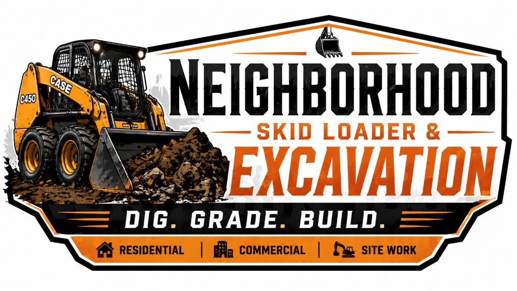 Neighborhood Dump Truck & Excavation